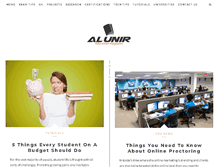 Tablet Screenshot of alunir.com